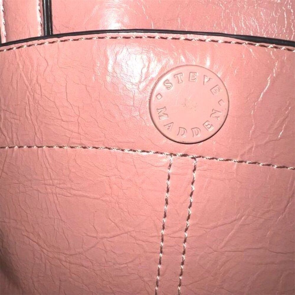 Steve Madden Sienna - Peony Pink Crossbody Satchel Bag with Coin Purse - Picture 4 of 13